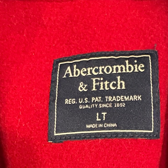 Abercrombie & Fitch Wool Blend Tailored Top Coat -Large Tall - Picture 2 of 10